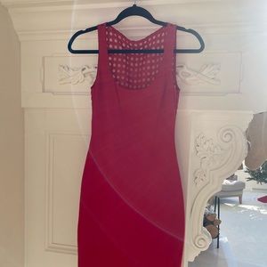 Bailey 44 red dress with Medan back (xs)